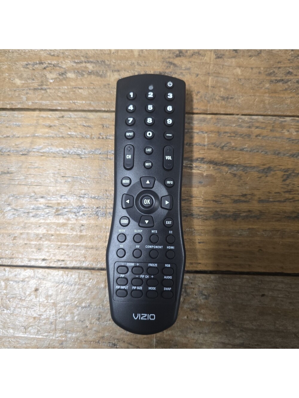 Vizio 6150BC0-R Black Remote Control OEM Unit.